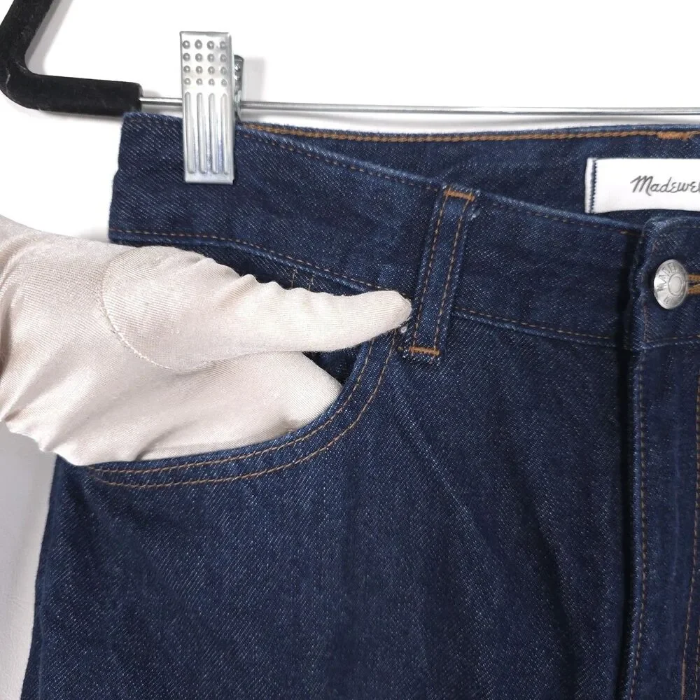 MADEWELL Women’s Jeans Blue The Curvy Vintage Flare 26 Bootcut 100% Cotton NW294